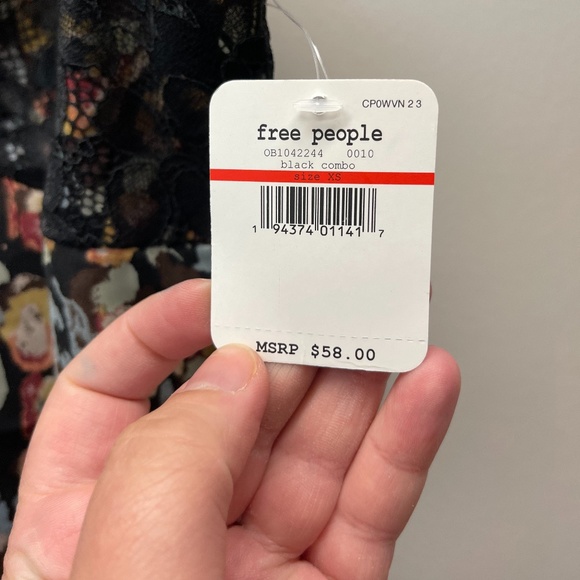 Free People Little Dreams Camisole In Black - Picture 3 of 6